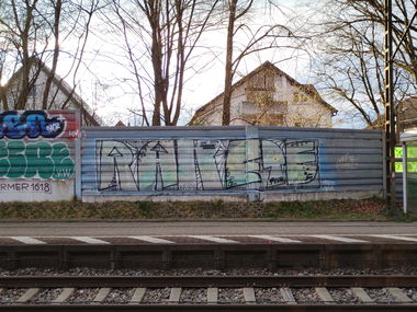 Graffiti Wall - Photo by nice - gundelfingen, trainline, 2025 (2025)