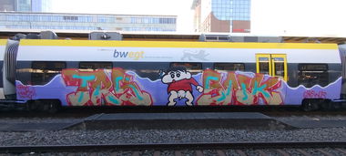 Graffiti Wall - Photo by nice - trainwriting, trs, snk (2025)