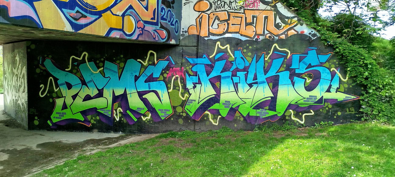 Graffiti Wall in Freiburg im breisgau - Photo by nice - halloffame, colourful, legalwalls (2024)