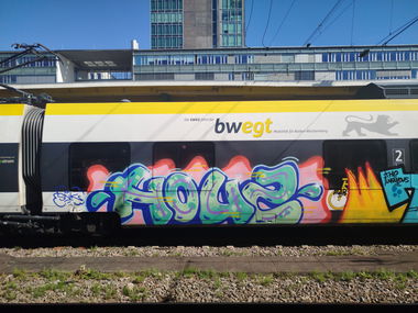 Graffiti Wall - Photo by nice - bawü, trainwriting (2025)