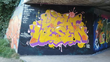 Graffiti Wall in Freiburg - Photo by nice - legalwalls, 2025, freiburggraffiti (2025)