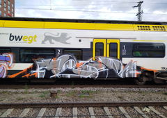 Graffiti Train - Photo by nice - 2025, freiburg, trainwriting (2025)
