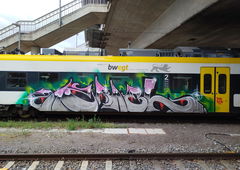 Graffiti Train - Photo by nice - trainwriting, freiburg, 2025 (2025)