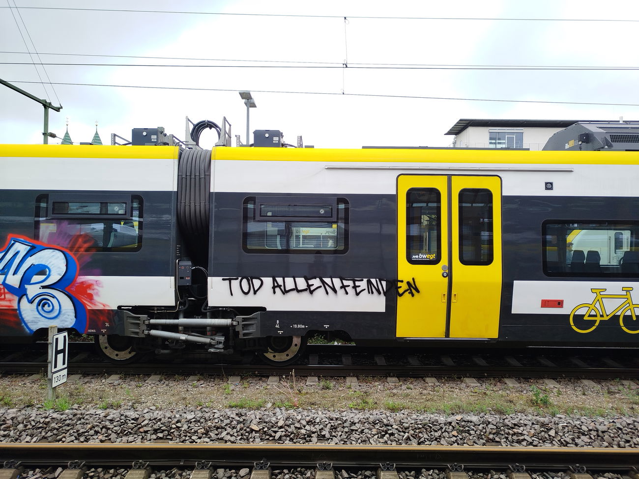 Graffiti Train in Freiburg - Photo by nice - 2025, freiburg, trainwriting (2025)