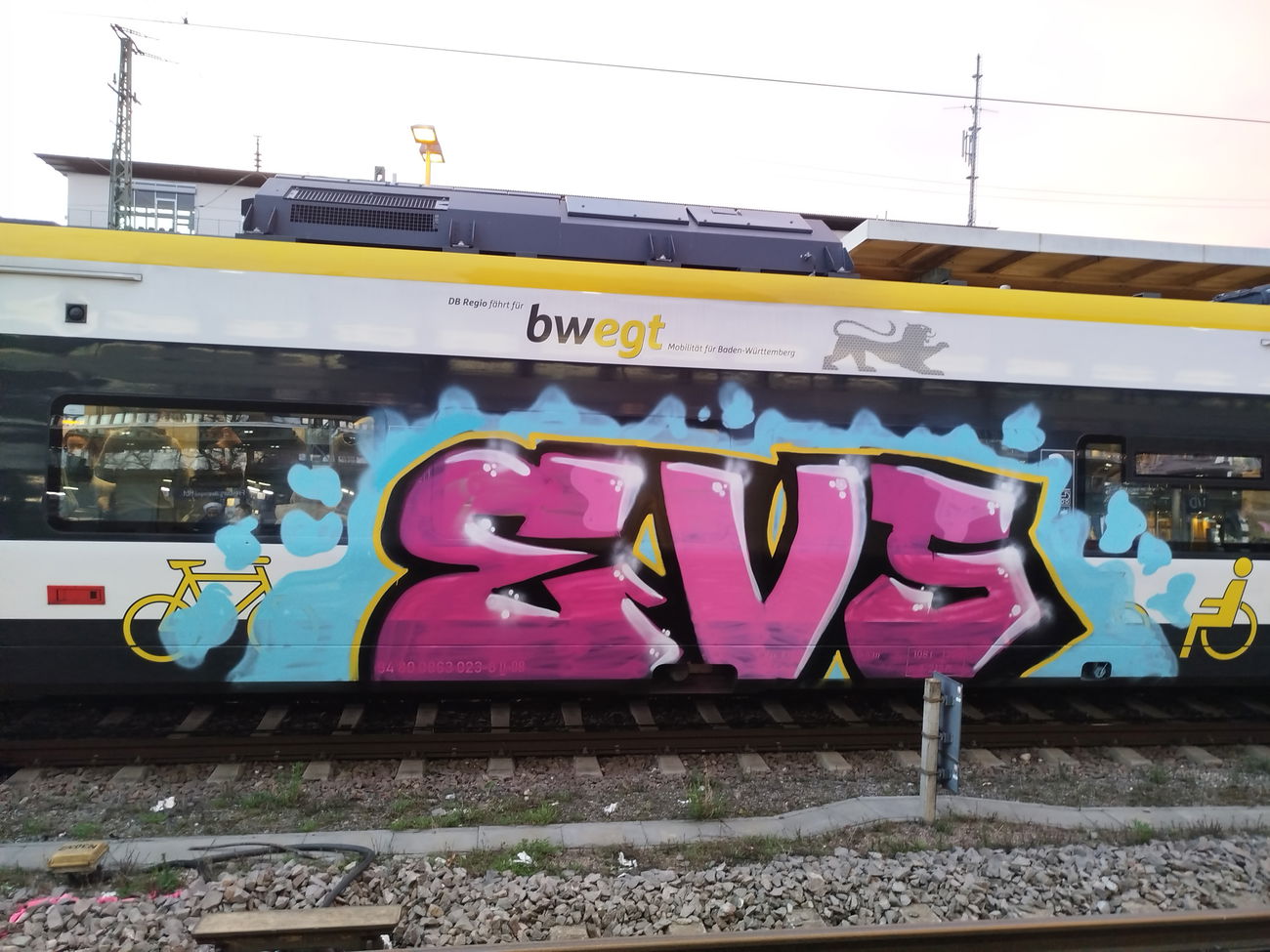 Graffiti Wall - Photo by nice - freiburg, rb, trainwriting (2025)