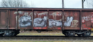 Graffiti Train - Photo by nice - freightgraffiti, 2025, trainwriting (2025)