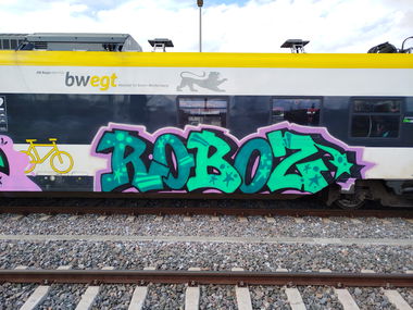 Graffiti Train - Photo by nice - trainwriting, bawü, 2025 (2025)