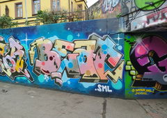 Graffiti Wall in Freiburg im breisgau - Photo by nice - halloffame, colourful, legalwalls (2024)