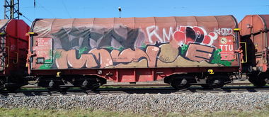 Graffiti Train - Photo by nice - southgermany, freightbombing, 2025 (2025)