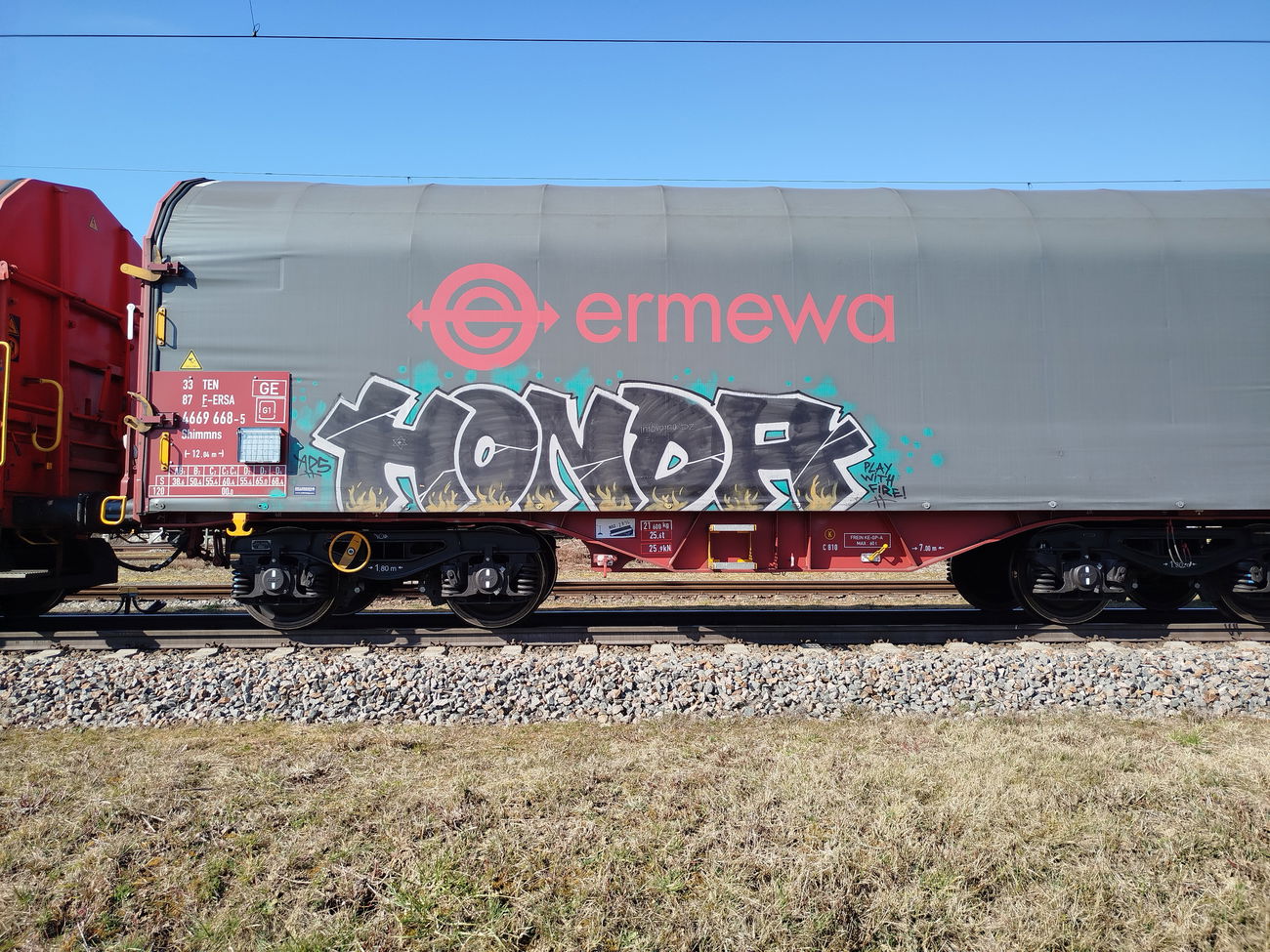Graffiti Photo by nice - freightgraffiti, cargotrain, trainwriting (2025)