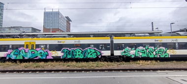 Graffiti Train in Germany - Photo by nice (2025)