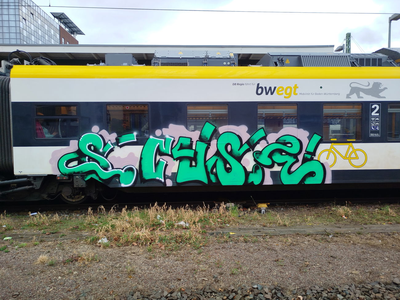 Graffiti Train - Photo by nice - trainwriting, bawü, 2025 (2025)