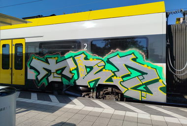 Graffiti Wall - Photo by nice - bawü, trainwriting, trz (2025)
