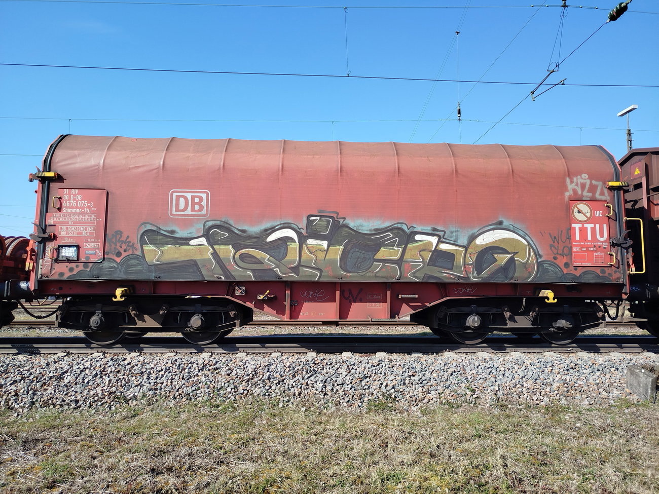 Graffiti Train - Photo by nice - freightgraffiti, cargotrain, trainwriting (2025)