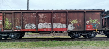 Graffiti Train - Photo by nice - freightgraffiti, 2025, trainwriting (2025)