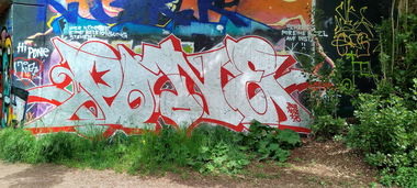 Graffiti Wall in Freiburg im breisgau - Photo by nice - hall, of, fame