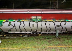 Graffiti Train in Karlsruhe hbf - Photo by nice - landaugraffiti, southspotting, regionalzug (2026)