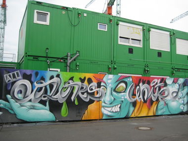 Graffiti Wall - Photo by niemand - sirius, silas, let (2012)