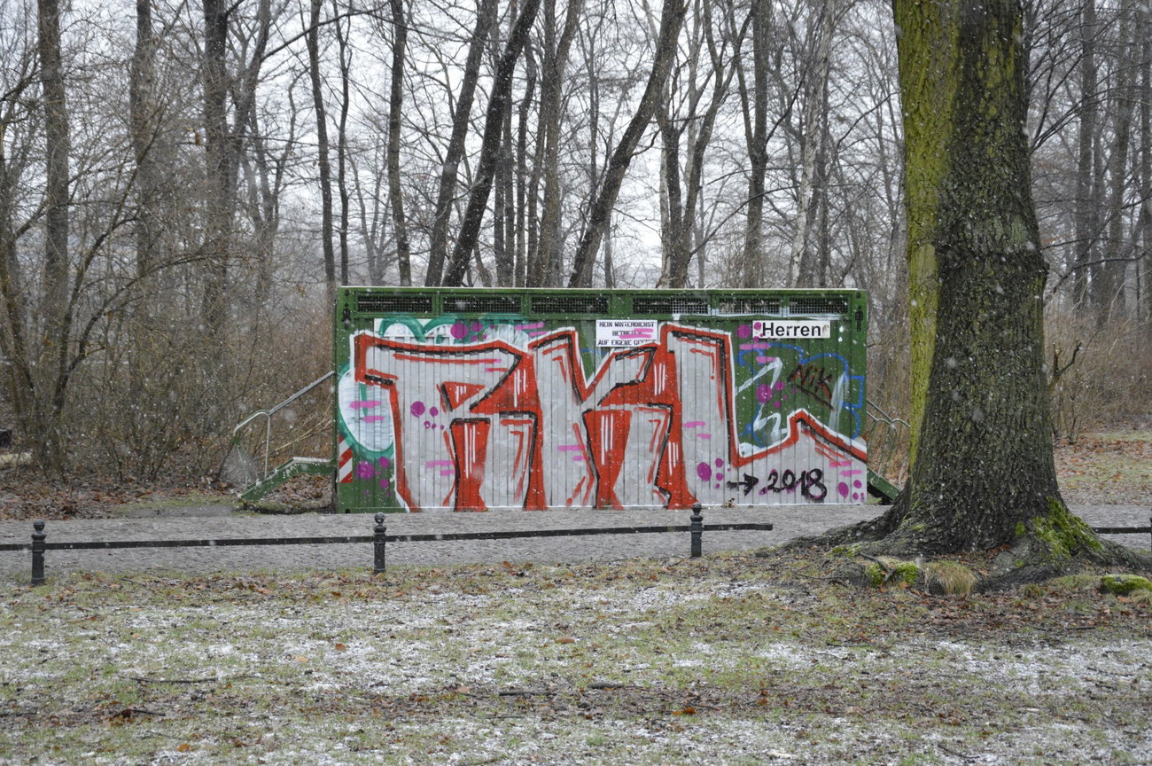 Graffiti Wall in Berlin mitte - Photo by nik - rkl, nik, 2018 (2018)