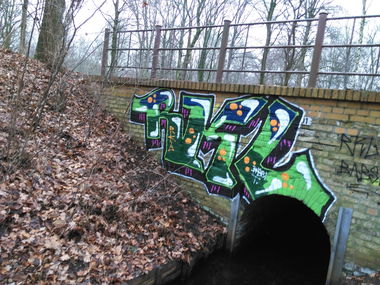 Graffiti Wall - Photo by nik - rkl, berlin, weihnachten (2018)