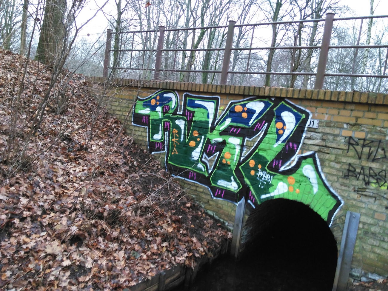 Graffiti Wall - Photo by nik - rkl, berlin, weihnachten (2018)