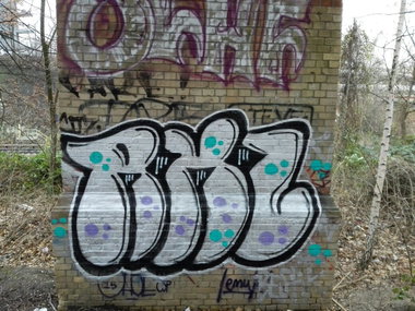 Graffiti Wall in Berlin - Photo by nik (2017)