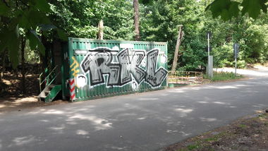 Graffiti Wall in Berlin west - Photo by nik - rkl, nik, aktuell (2018)