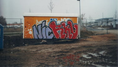 Graffiti Wall in Erfurt - Photo by nik (2004)