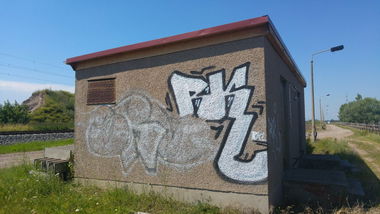 Graffiti Bombing in Deutschland - Photo by nik - erfurt, line, stotternheim (2016)