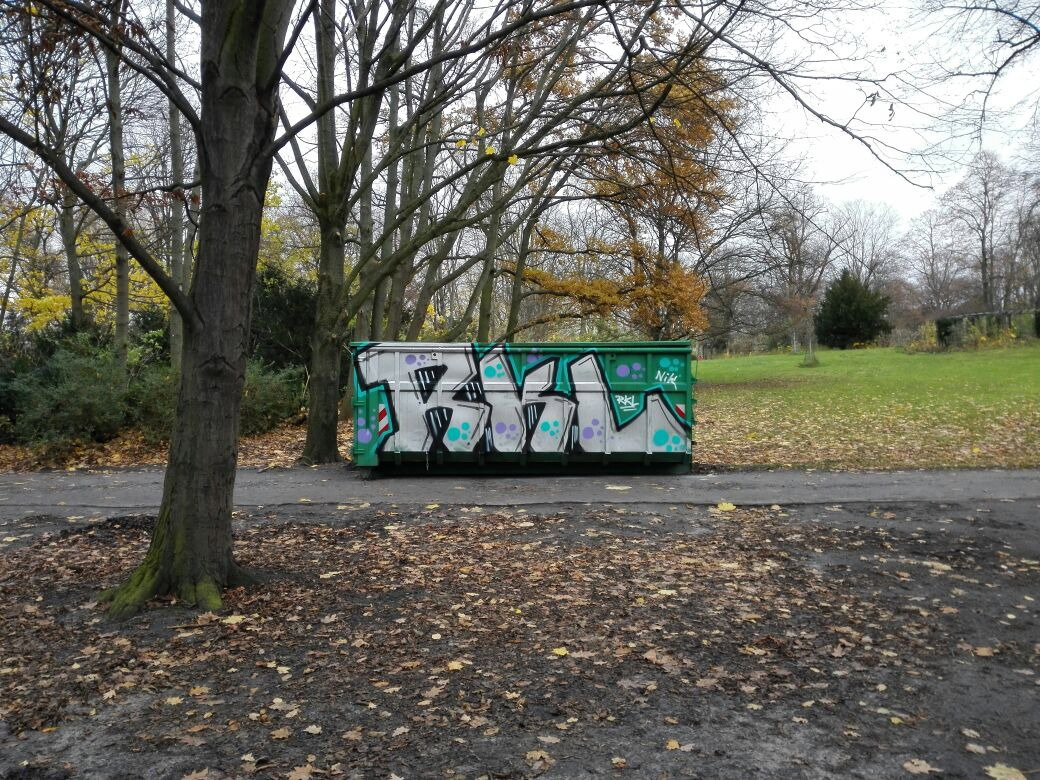Graffiti Wall in Berlin gesundbrunnen - Photo by nik (2017)