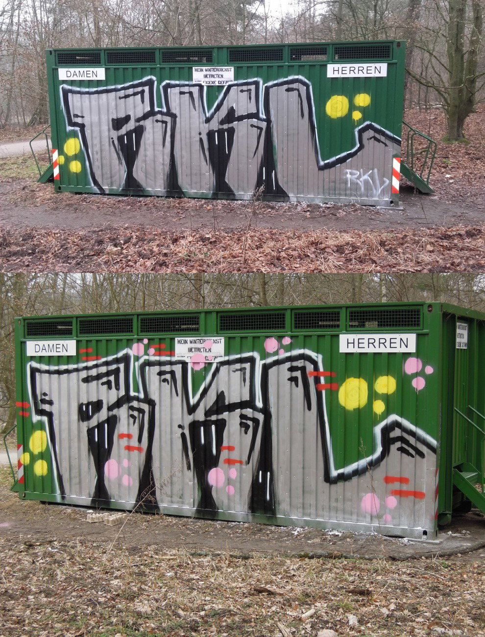 Graffiti Wall in Berlin - Photo by nik (2017)