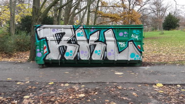 Graffiti Wall in Berlin gesundbrunnen - Photo by nik (2017)