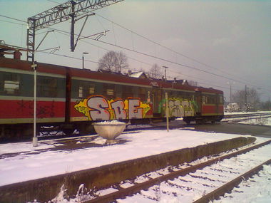 Graffiti Train - Photo by nike1984 - SBE (2013)