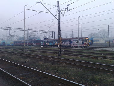 Graffiti Train in Cynków - Photo by nike1984 - TSU, Votca (2009)