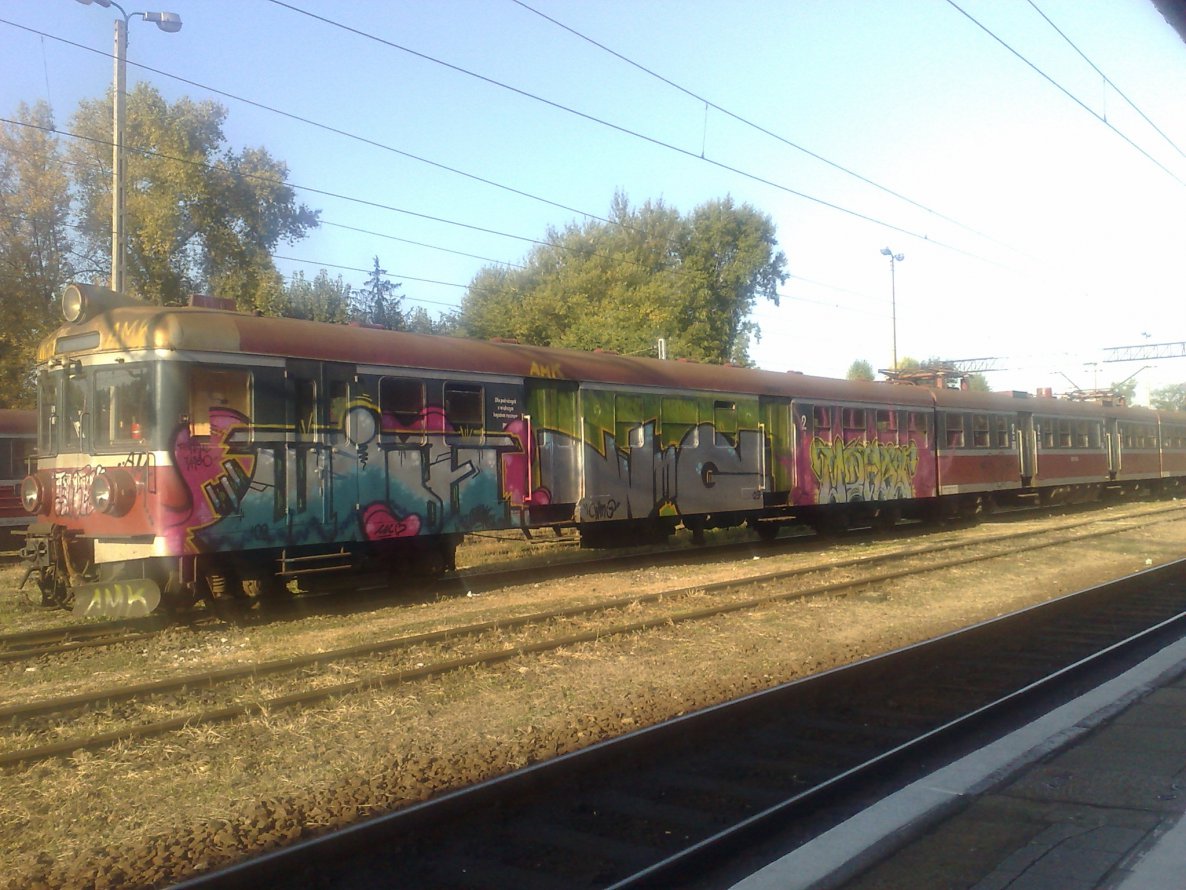 Graffiti Train in K?dzierzyn-Ko?le - Photo by nike1984 - WIDE, WMG, MOHAX (2009)