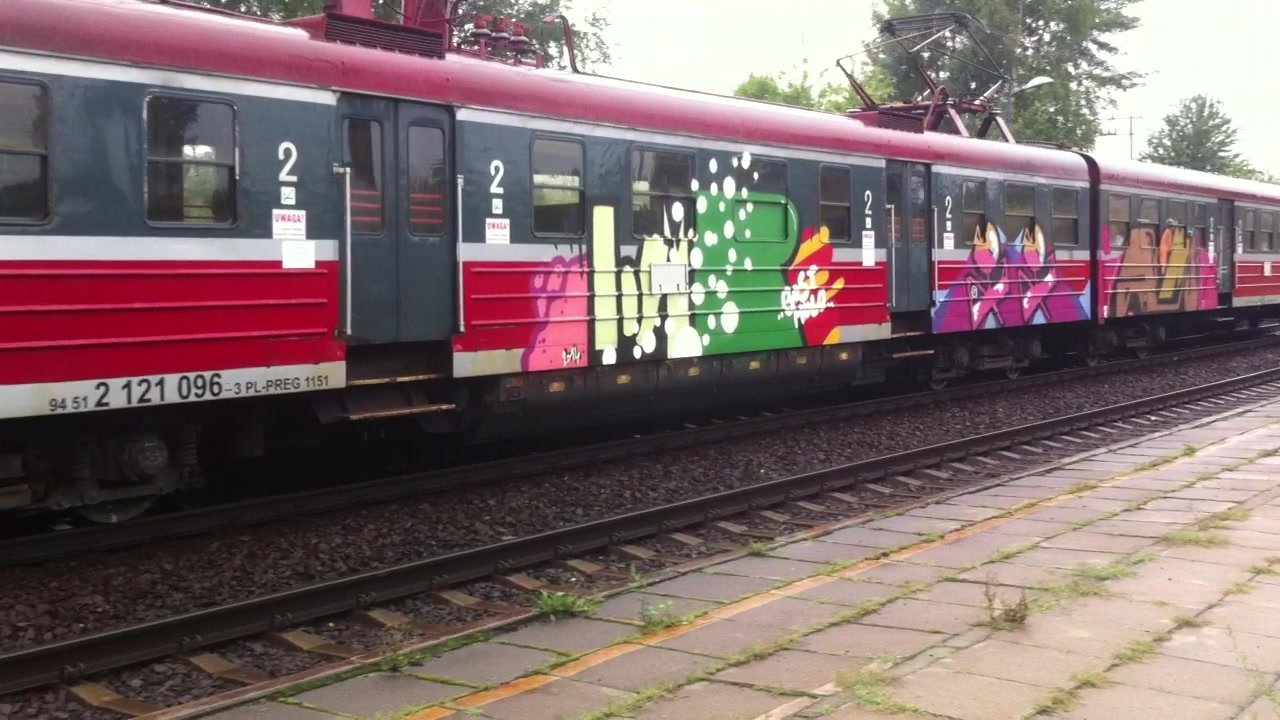 Graffiti Train in Topólno - Photo by nike1984 - TSU, BOST, MULO (2014)