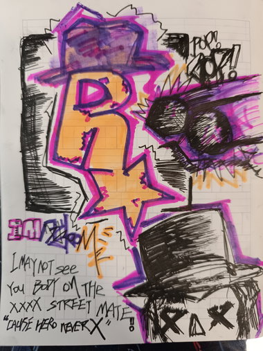 Graffiti Sketch - Photo by nikoM