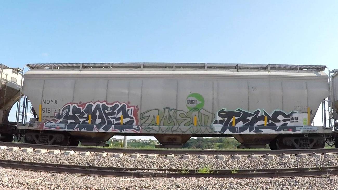 Graffiti Train in United States - Photo by ninedos - iowa