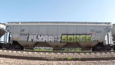 Graffiti Train in United States - Photo by ninedos - iowa