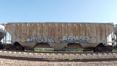 Graffiti Train in United States - Photo by ninedos - iowa