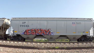 Graffiti Train in United States - Photo by ninedos - iowa
