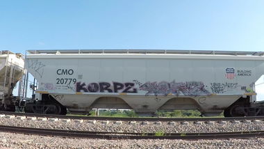Graffiti Train in United States - Photo by ninedos - iowa