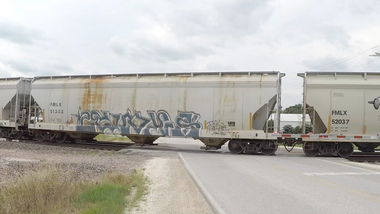 Graffiti Train in United States - Photo by ninedos - iowa