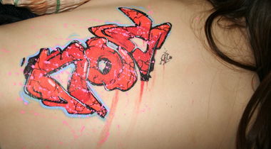 Graffiti Artwork in Letschin - Photo by noc - bodypainting, style, noc (2013)