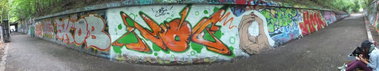 Graffiti Wall in Berlin - Photo by noc (2013)