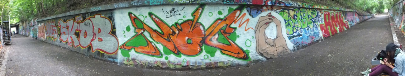 Graffiti Wall in Berlin - Photo by noc (2013)