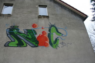 Graffiti Wall in Letschin - Photo by noc - style, mix, rooftop (2013)
