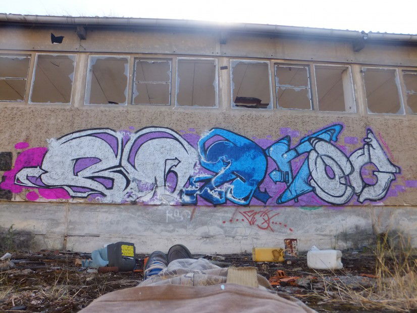 Graffiti Wall in Seelow - Photo by noc - bonnoc, royal-bone, noc (2013)