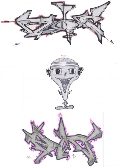 Graffiti Sketch in Letschin - Photo by noc - noc, sketch, grew (2013)