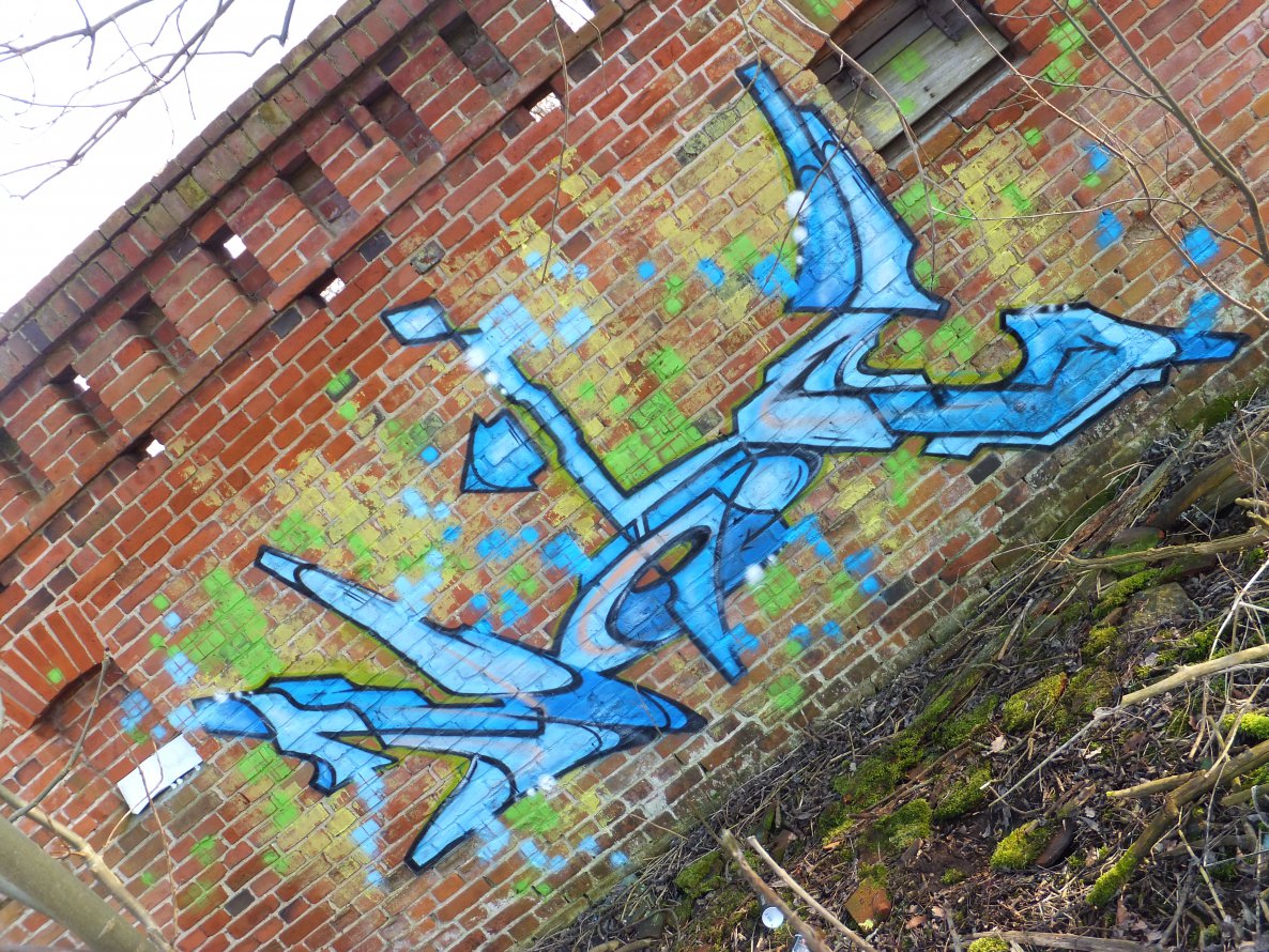 Graffiti Wall - Photo by noc - noc, blue, style (2014)